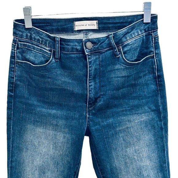 ARTICLES OF SOCIETY London Crop Kick Flare Jeans Denim Wash La Habra size 27 - Picture 16 of 16
